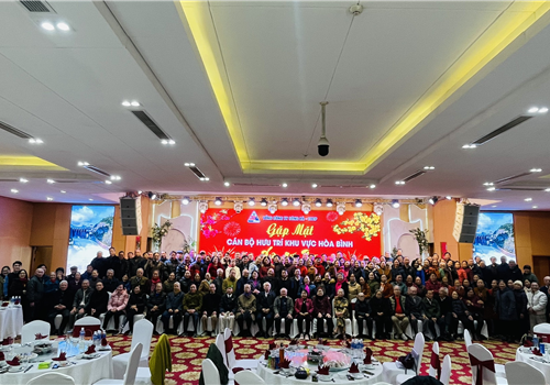 Tổng công ty Sông Đà tổ chức gặp mặt truyền thống cán bộ hưu trí Tổng công ty nhân dịp Tết Giáp Thìn 2024
