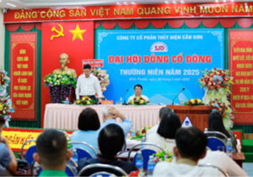 Công ty cổ phần Thủy điện Cần Đơn tổ chức thành công Đại hội đồng cổ đông thường niên năm 2025