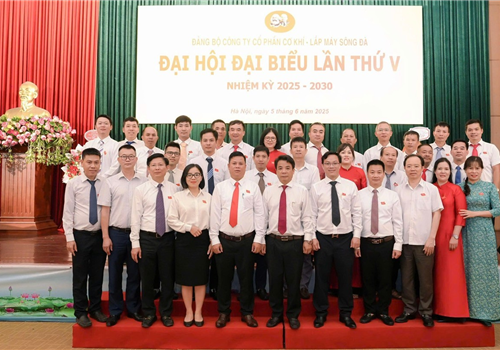 Đảng bộ Tổng công ty Sông Đà hoàn thành đại hội các tổ chức Đảng trực thuộc nhiệm kỳ 2025 - 2030