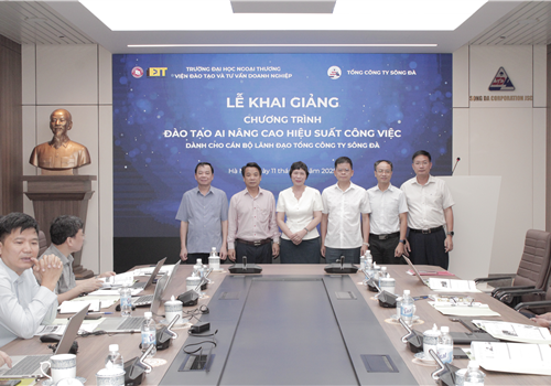 Tổng công ty Sông Đà tổ chức khai giảng các lớp đào tạo ứng dụng AI nhằm nâng cao hiệu quả công việc