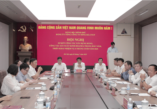 Đảng ủy Tổng công ty Sông Đà – CTCP tổ chức Hội nghị sơ kết công tác xây dựng Đảng, công tác sản xuất kinh doanh 6 tháng đầu năm; Triển khai nhiệm vụ 6 tháng cuối năm 2025