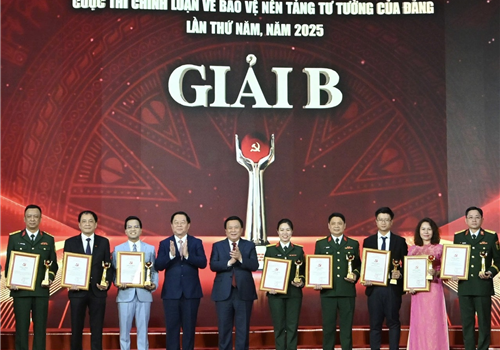 Đồng chí Nguyễn Mạnh Thắng – Đảng bộ Công ty CP Sông Đà 7 đạt Giải B Cuộc thi chính luận về bảo vệ nền tảng tư tưởng của Đảng lần thứ Năm, năm 2025