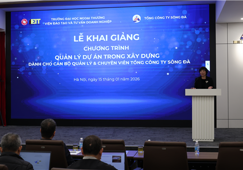 Tổng công ty Sông Đà khai giảng Chương trình Quản lý dự án trong xây dựng