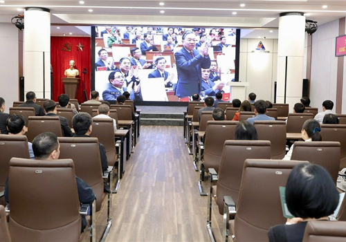 Đảng bộ TCT Sông Đà tham dự Hội nghị toàn quốc nghiên cứu, học tập, quán triệt và triển khai thực hiện Nghị quyết Đại hội XIV của Đảng