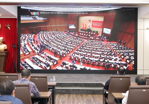 Đảng bộ Tổng công ty Sông Đà tham dự Hội nghị toàn quốc nghiên cứu, học tập, quán triệt và triển khai thực hiện Nghị quyết số 79-NQ/TW và Nghị quyết số 80-NQ/TW của Bộ Chính trị