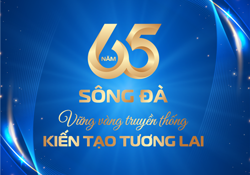 Bộ nhận diện 65 năm ngày thành lập TCT Sông Đà