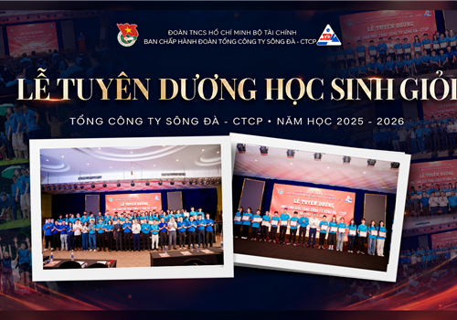 Lễ Tuyên dương học sinh giỏi Tổng công ty Sông Đà năm học 2025–2026