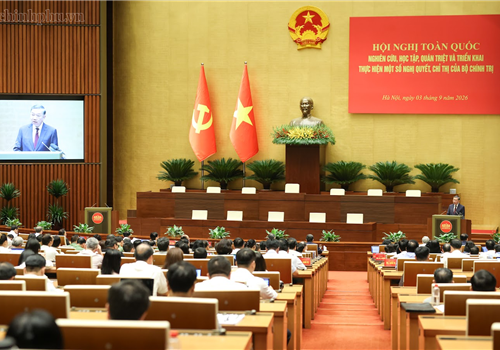 Hội nghị toàn quốc quán triệt, triển khai một số nghị quyết, chỉ thị của Bộ Chính trị