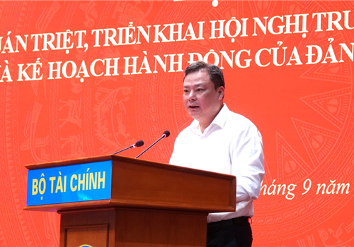 Hội nghị quán triệt các Chương trình, Kế hoạch của Đảng ủy Bộ Tài chính thực hiện các nghị quyết, kết luận Hội nghị Trung ương 3 khóa XIV